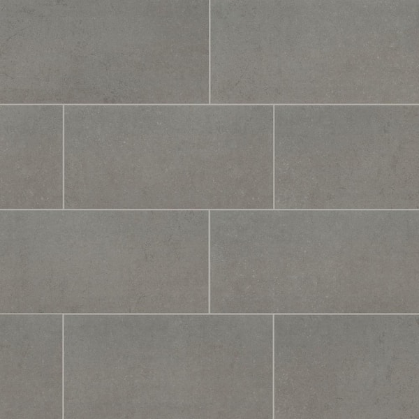 MSI Beton Gris 24 in. x 48 in. Matte Porcelain Stone Look Floor and ...