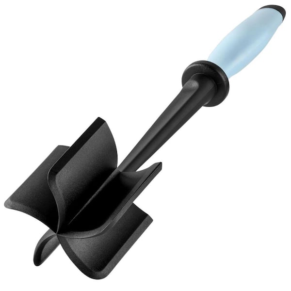 Zulay Kitchen Nylon Premium Ground Beef Chopper Tool - Light Blue