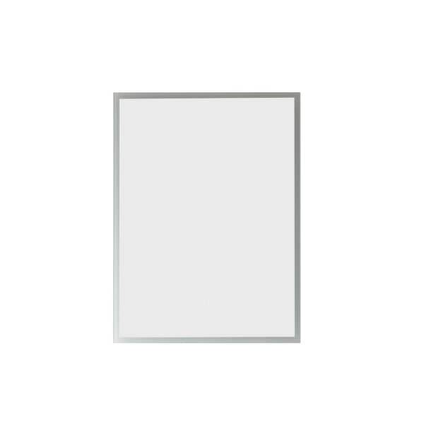 ROSWELL Essentia 24 in. W x 32 in. H Frameless Rectangular LED Light ...