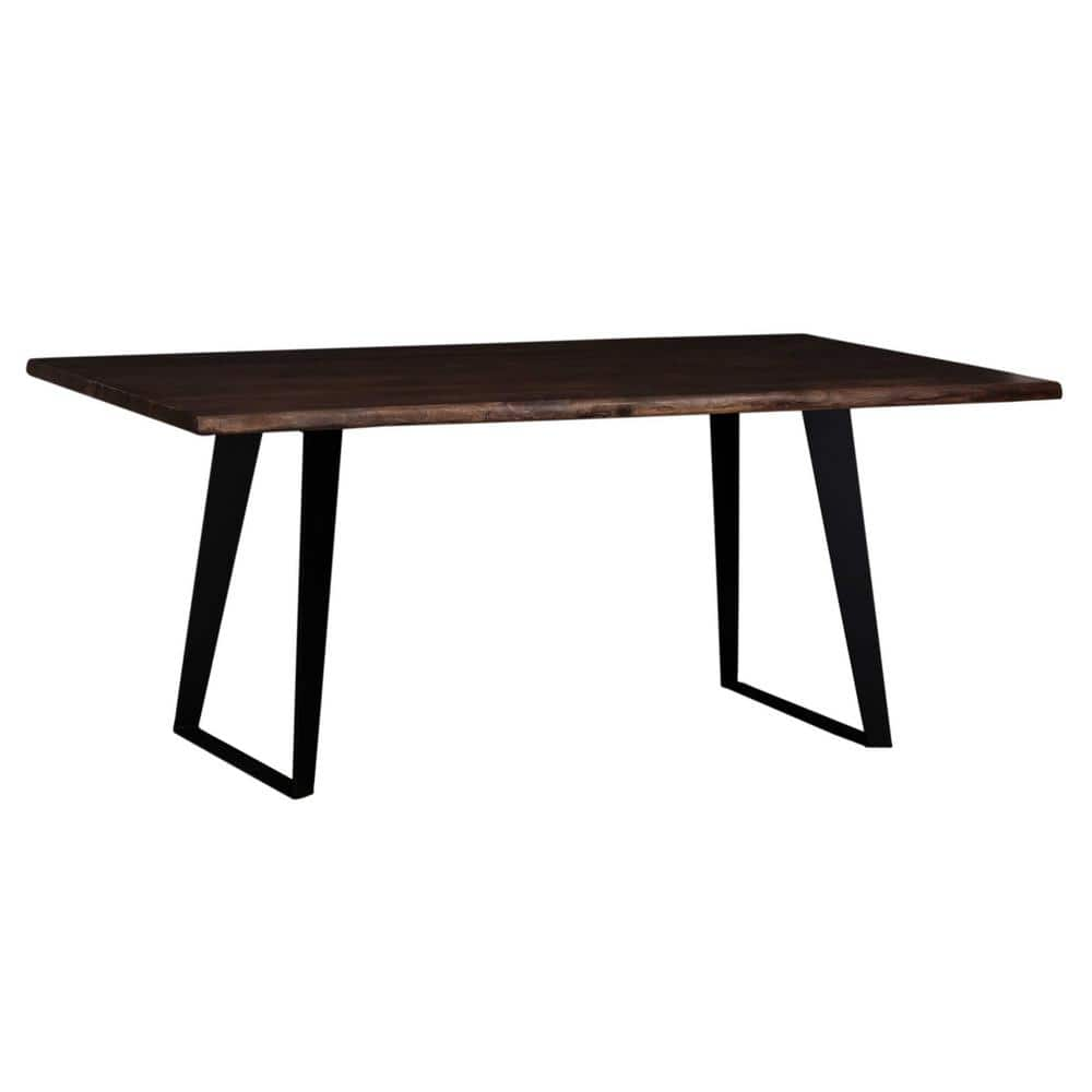 PRIMO INTERNATIONAL Harbour 70 in. Rectangular Rustic Wood Dining Table ...