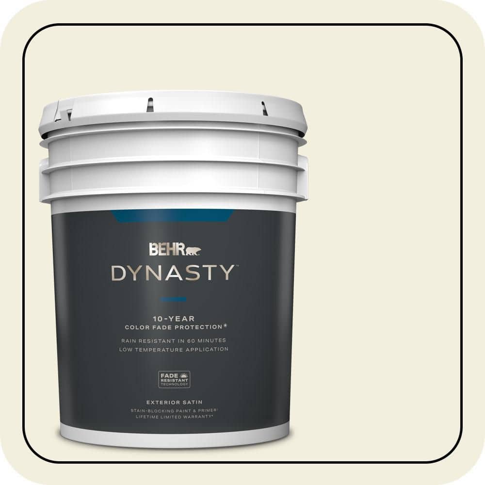 5 gal. #GR-W01 White Wool Satin Enamel Exterior Stain-Blocking Paint & Primer price history on PriceWatchPro