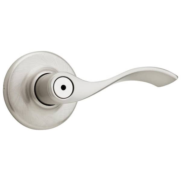 Balboa Satin Nickel Privacy Bed/Bath Door Lever with Microban Antimicrobial Technology Balboa Satin Nickel Privacy Bed/Bath Door Lever with Microban Antimicrobial Technology