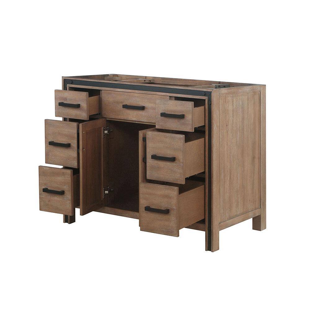 Ziva 48" Rustic Barnwood Single Bathroom Vanity