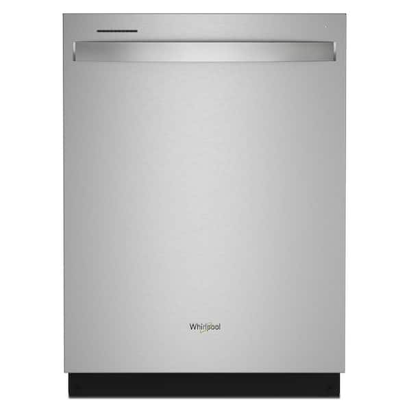 24 in. Hidden Control Built-In Tall Tub Dishwasher in Stainless Steel Finish with Spin and Load Dishwasher Rack