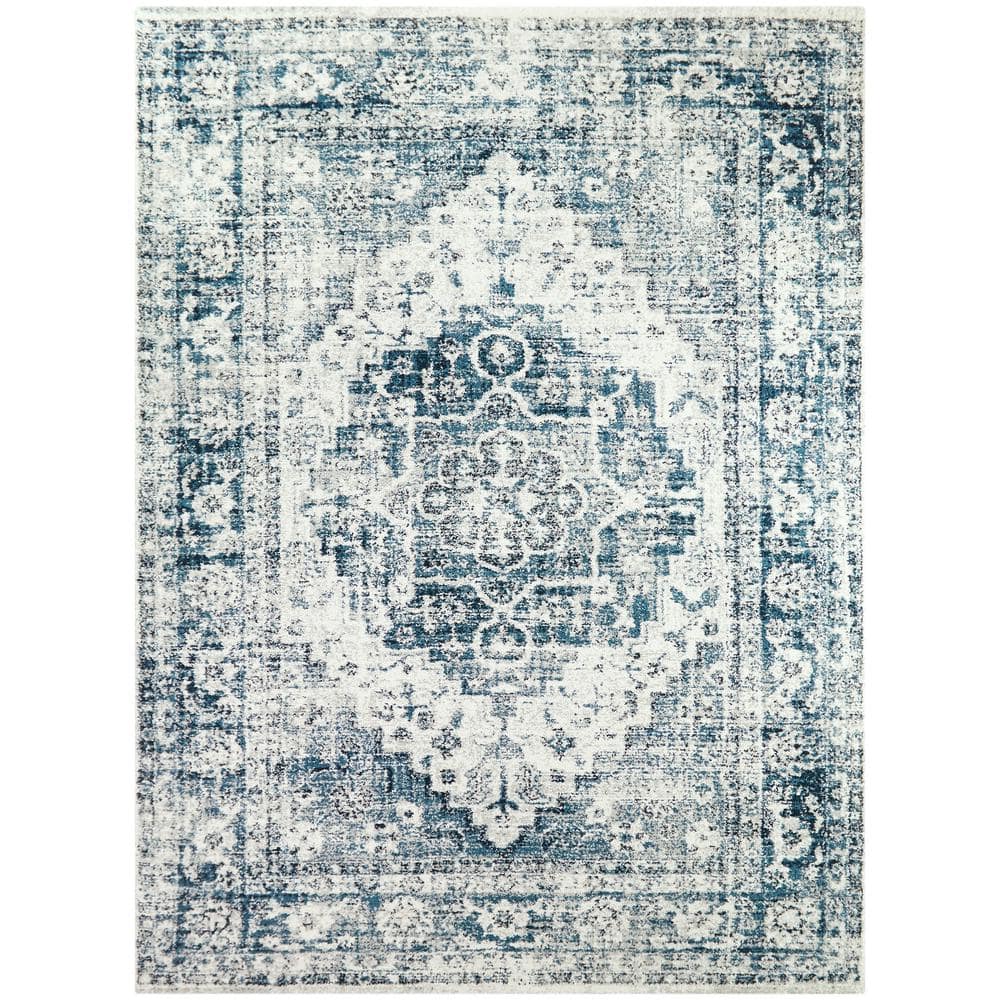 Onyx 64-Inch by 92-Inch by 0.36-Inch Joy Carpets Kaleidoscope Mariner's Tale Whimsical Area Rugs 