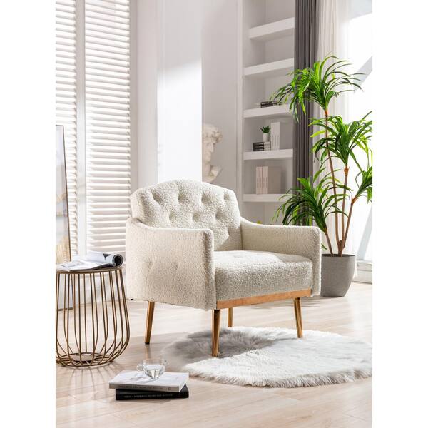 Modern Velvet Accent Chair, Small Leisure Sofa Chair - Komfott