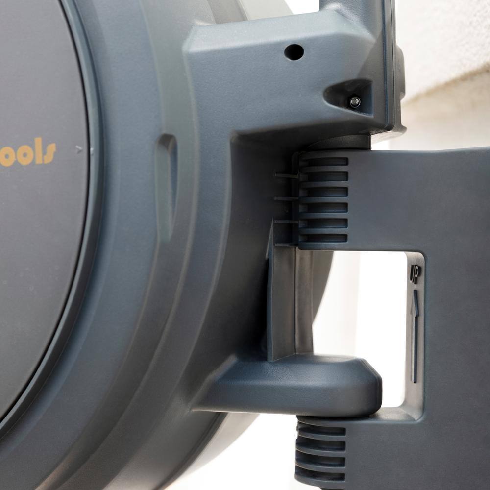 Giraffe Tools 130' Dark Gray Retractable Garden Hose Reel