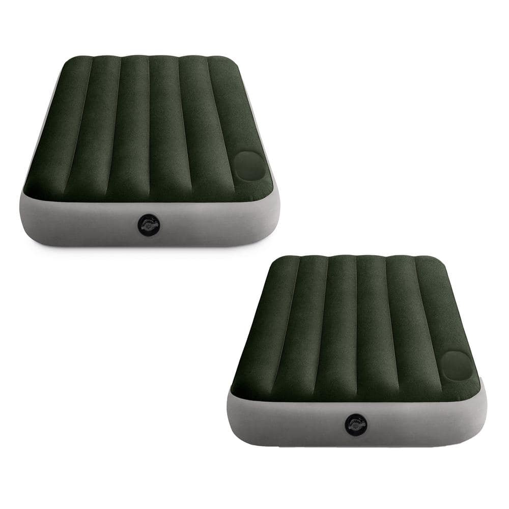 Dura-Beam Standard Downy Air Mattress w/Built-In Foot Pump, Twin, 2 Pack price history on PriceWatchPro