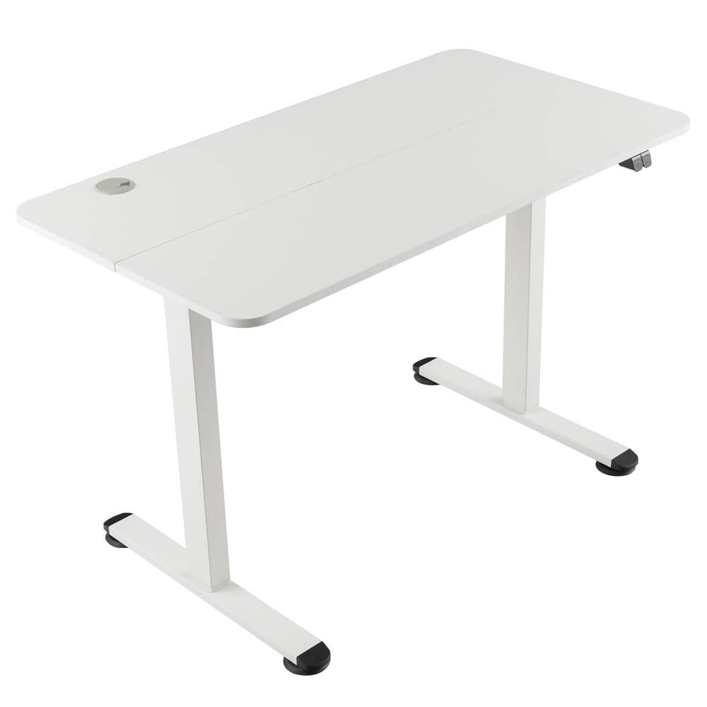 Under Desk Mount Drawer. Standing Desk Accessory. White