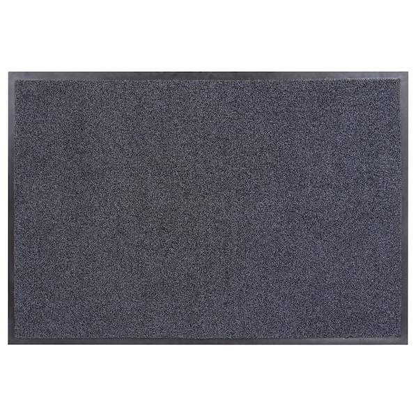 Rubber-Cal Door Scraper Black 32 in. x 39 in. Recycled Rubber Commercial Mat  03_190_ZWEB_BK - The Home Depot