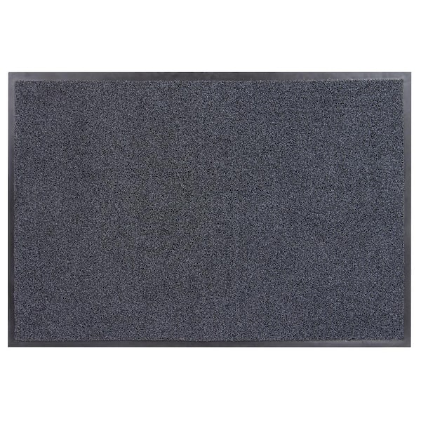 TrafficMaster Super Scraper 24 in. x 36 in. Charcoal Door Mat 6005117012x3  - The Home Depot