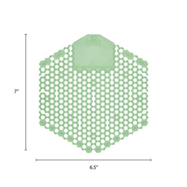 Wave 3D Urinal Deodorizer Screen, Cucumber Melon Scent, Green, 10/Box Wave 3D Urinal Deodorizer Screen, Cucumber Melon Scent, Green, 10/Box