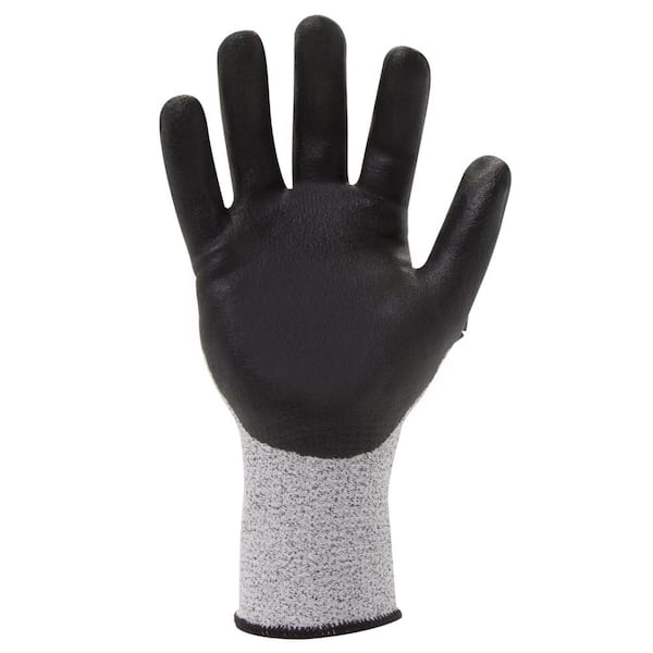 Impact Reducing Work Gloves Cut Resistant Level 5 Protection for Garden Construction Automotive Oil Mechanic Metal Fabrication Outdoor Activities.