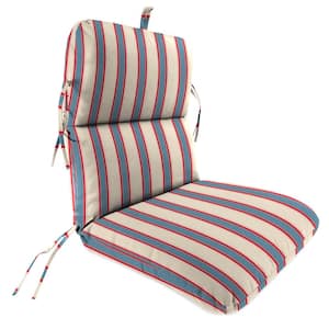 22 in. L x 45 in. W x 5 in. T Outdoor Chair Cushion in Sanders Ravine