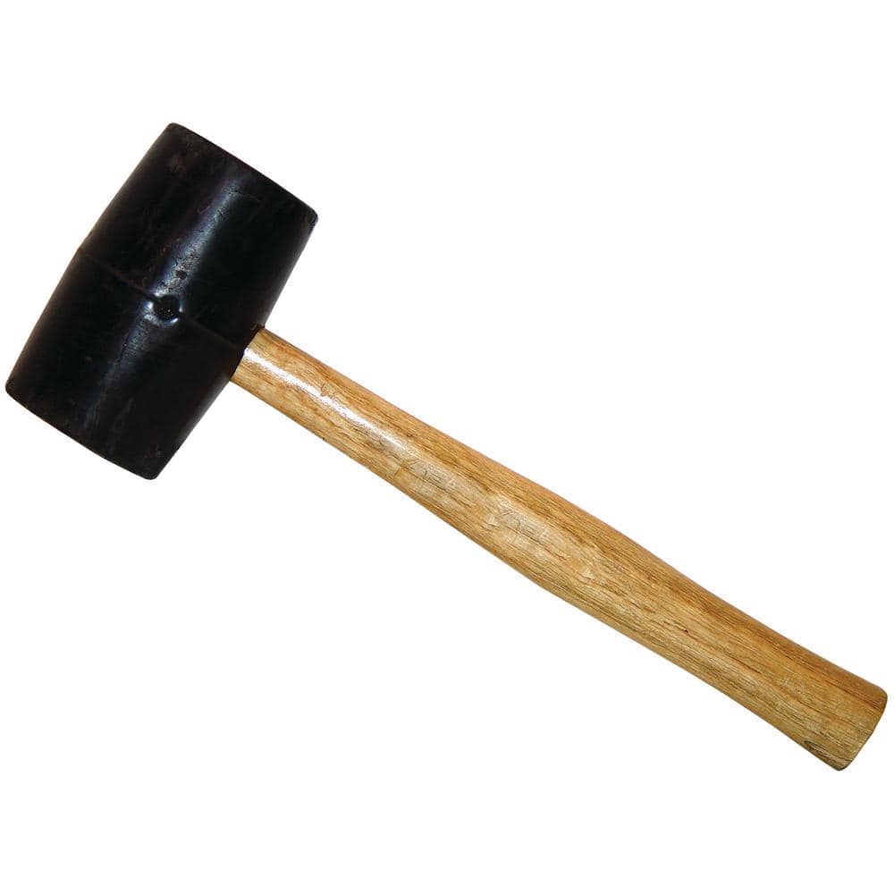 Mallets Bon Tool 24 oz. Rubber Mallet with 13 in. Wood Handle-15-220 - The Home  Depot