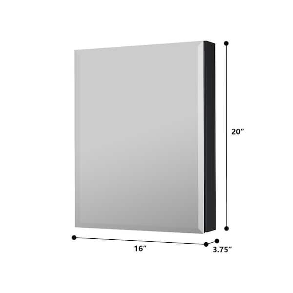 Styleline 16 x 26 Aluminum Shelves Medicine Cabinet - Luxury