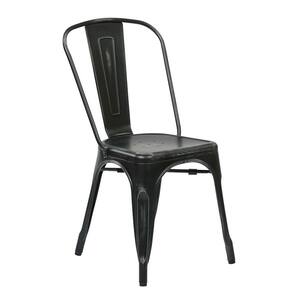 Bristow Antique Black Metal Side Chair (Set of 4)