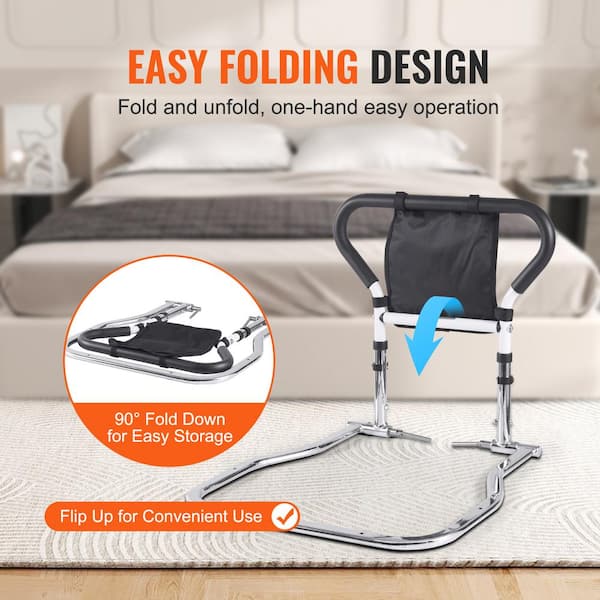 VEVOR Bed Rails for Elderly Adults 180° Foldable Bed Rails for Seniors  450LBS