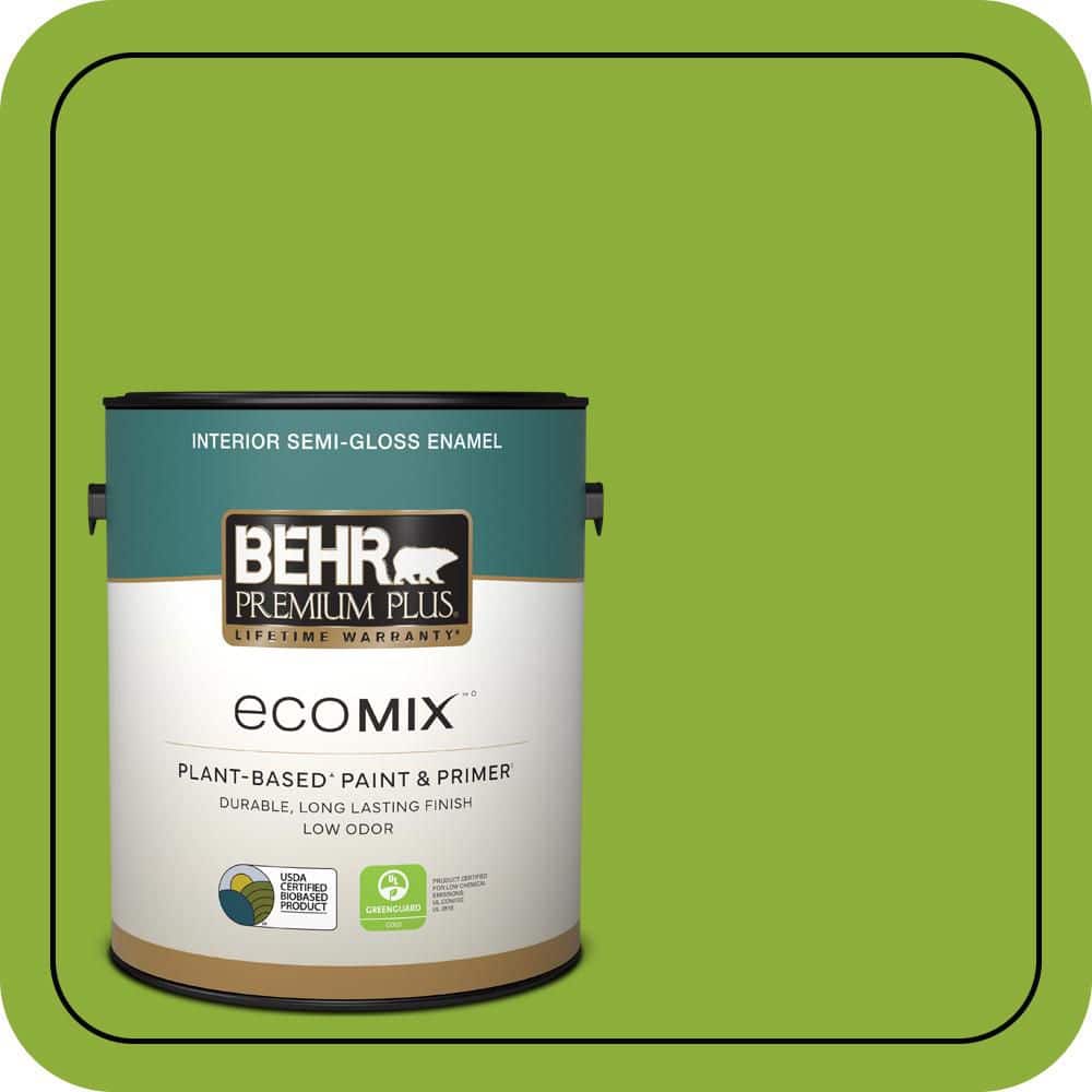 1 gal. #420B-6 New Green Semi-Gloss Enamel EcoMix Plant-Based Interior Paint & Primer price history on PriceWatchPro