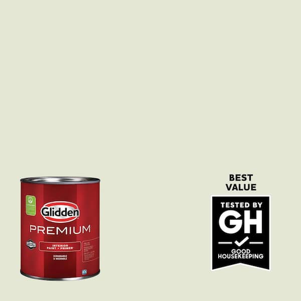 Glidden Premium 1 qt. PPG1028-1 Hint Of Pine Satin Interior Latex Paint