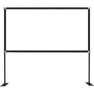 Projector Screen with Stand 120 in. Outdoor Movie Screen with Stand Wrinkle-Free Projection Screen