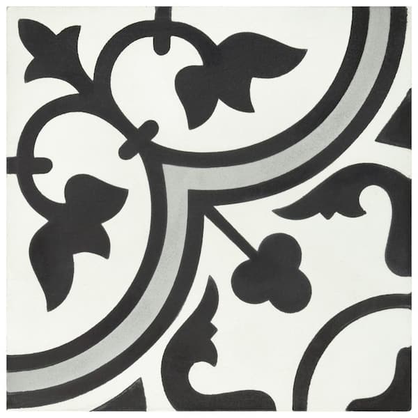 Merola Tile Cemento Arte Slate 7-7/8 in. x 7-7/8 in. Cement Floor and Wall Tile (5.4 sq. ft./Case)
