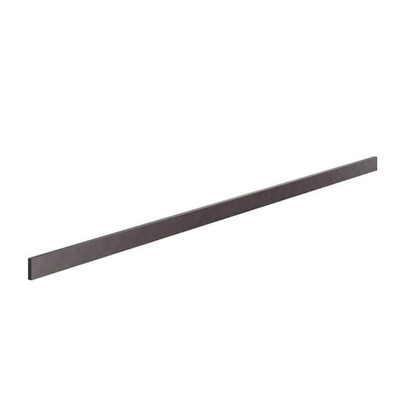 Jamestown Recessed 96 in. W x 3 in. H x 0.75 in. D in Espresso Filler in Assembled Pantry