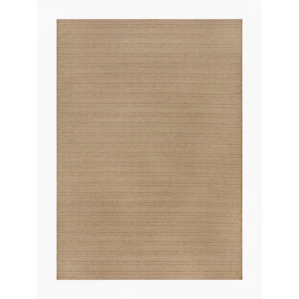 Canopy Tonal Khaki 5 ft. x 7 ft. Indoor/Outdoor Area Rug