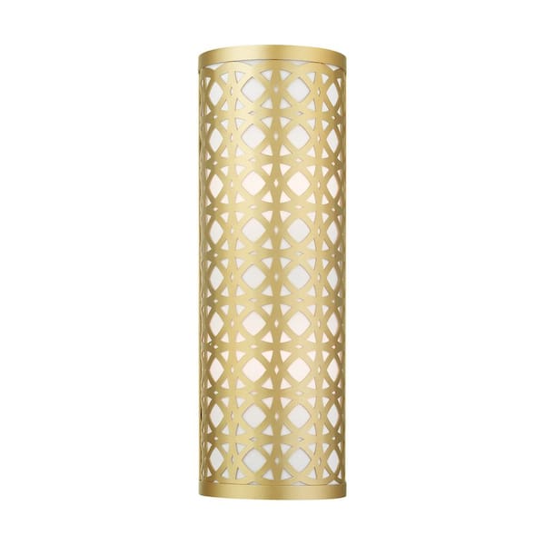 Livex Lighting Calinda 2 Light Soft Gold ADA Sconce