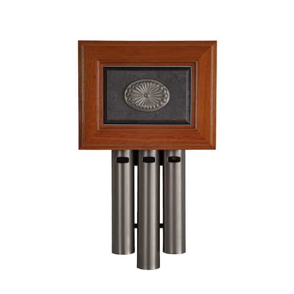 Hardwired Westminster Doorbell Chime-4 or 8-Note for Front Door, Single-Note for Secondary Entrances, Pewter Finish