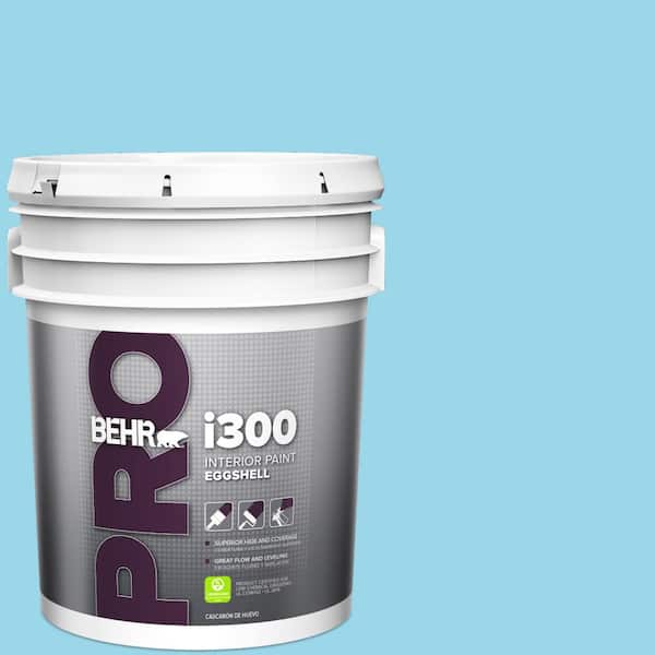 BEHR PRO 5 gal. #P490-2 Blue Sarong Eggshell Interior Paint