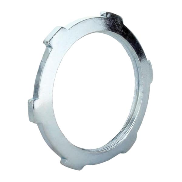 Commercial Electric 1 in. Rigid Metal Conduit (RMC) Locknut (2-Pack)