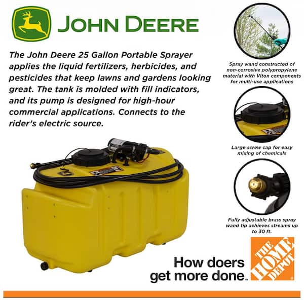 25 Gal. Electric Portable Sprayer with 19 ft. Hose