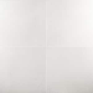 Lungo Ice 24 in. x 24 in. Matte Porcelain Fabric Look Floor and Wall Tile (15.50 sq. ft./Case)