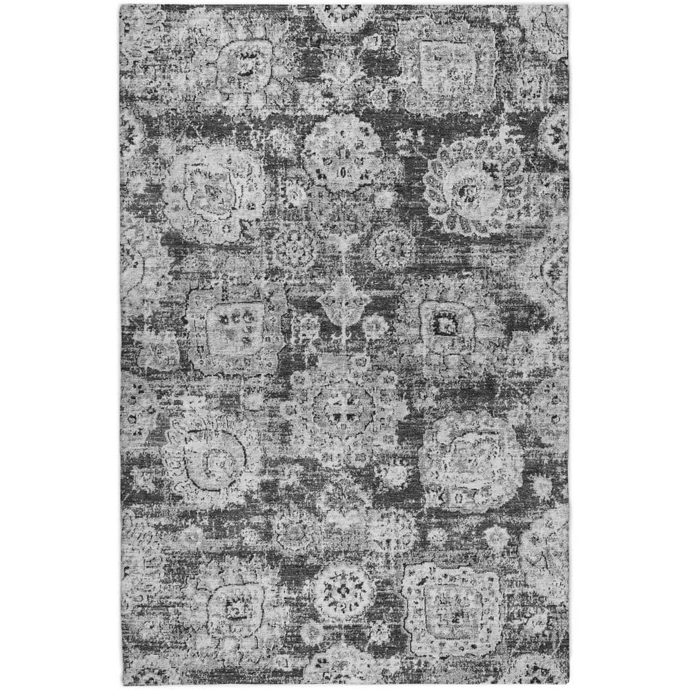 Dream Shag Premium Machine Washable Abstract ADS634 Gray 5 ft. x 7 ft. 6 in. Area Rug price history on PriceWatchPro