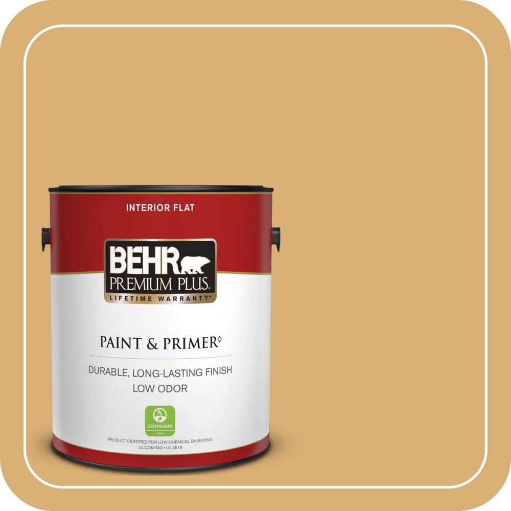 1 gal. Home Decorators Collection #HDC-AC-08 Mustard Field Flat Low Odor Interior Paint & Primer price history on PriceWatchPro