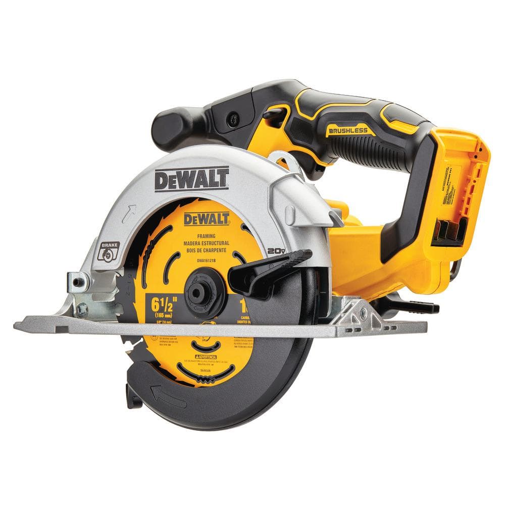 DEWALT 20V MAX Cordless Brushless 6-1/2 in. Sidewinder Style Circular Saw (Tool Only) DCS565B