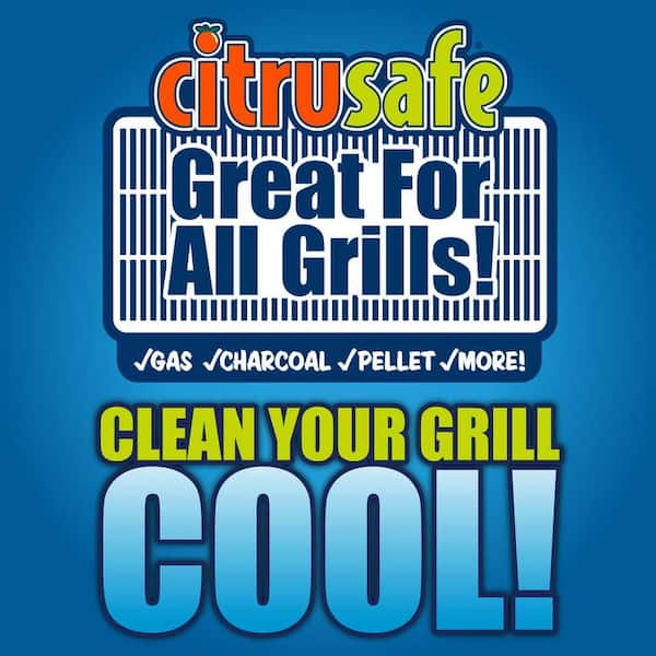 Bryson Industries Grill Cleaning Spray - BBQ Grid and Grill Grate Cleanser  by Citrusafe (3, 23oz)