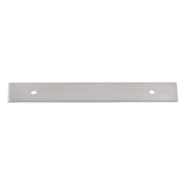 GLIDERITE 7-1/4 in. Squared Cabinet Backplate 5-1/16 in. Center to Center, 7342-128-SN