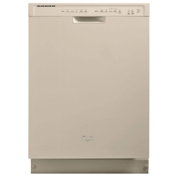 Whirlpool Front Control Dishwasher in Biscuit