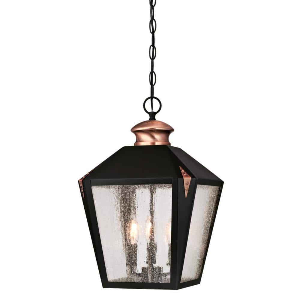 Martha's Exterior Outdoor Lantern Wall Light Fixture in Solid Copper 