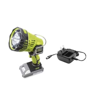 24-Volt Cordless LED Handheld Spotlight with 2.0 mAh Battery Plus Charger