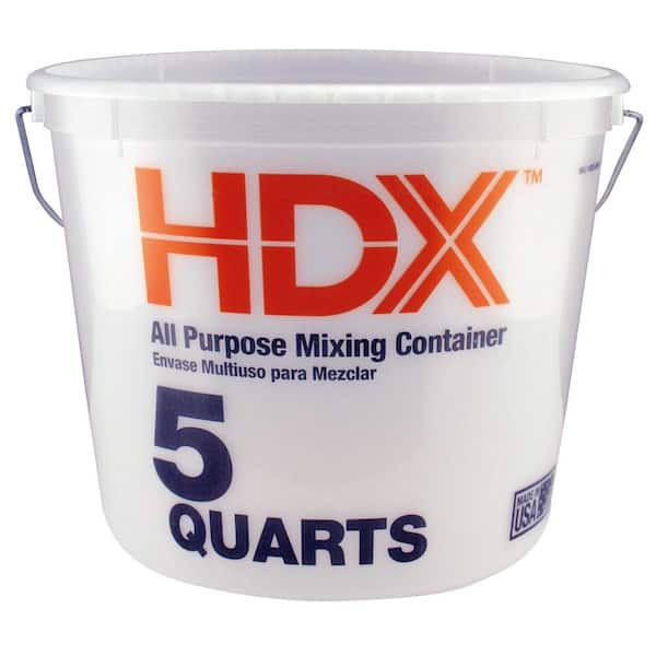 HDX 5 qt. Small Mixing Bucket