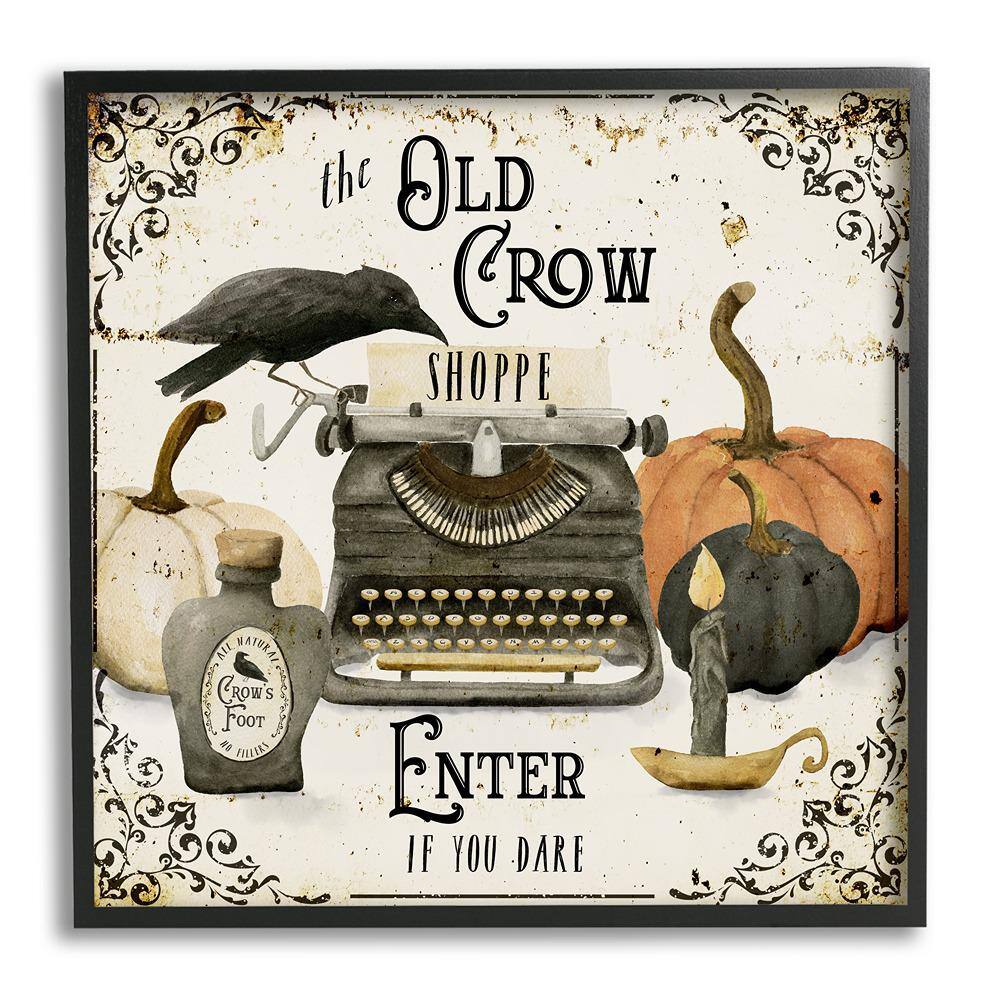 Vintage Old Crow Shoppe by Deane Beesley 1 Piece Framed Graphic Print Typography Poster Art Print 17 in. x 17 in. price history on PriceWatchPro