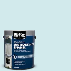 1 gal. #540C-1 Mineral Water Urethane Alkyd Semi-Gloss Enamel Interior/Exterior Paint