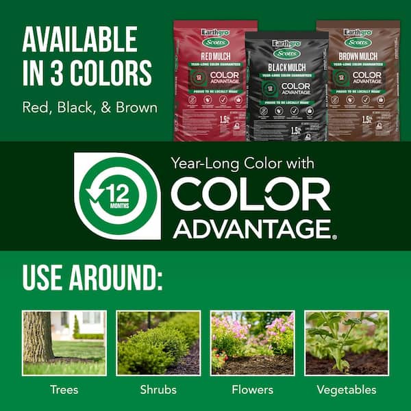 1.5 cu. ft. Brown Wood Shredded Bagged Mulch