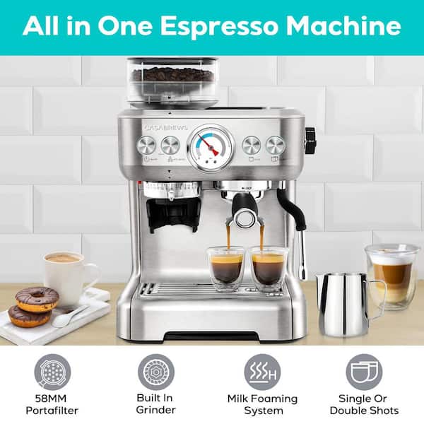 CASABREWS 5700GENSE™ All-in-One Espresso Machine with Auto Grinding