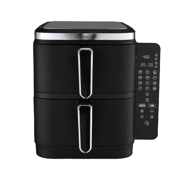 11 l/11.6 qt. Double Stack Digital Air Fryer in Black