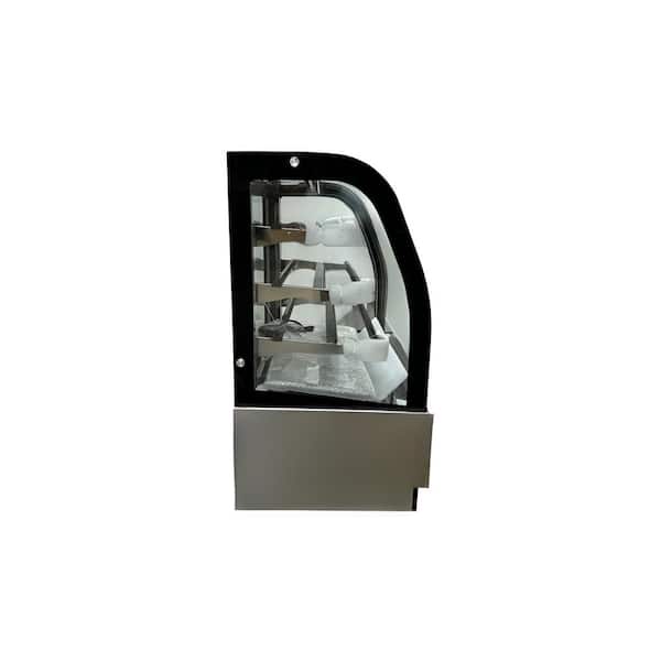 36 in. W 12.3 Cu. ft. Commercial NSF Refrigerated bakery refrigerator case EL3C in Black
