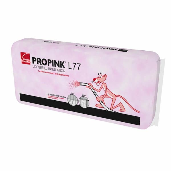 Owens Corning Pro Pink Fiberglass Blown in Insulation 33.24 lbs. L77
